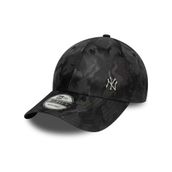 New Era 60758986-001 New York Yankees Camo Flawless Pin 9Forty Siyah Unisex Şapka