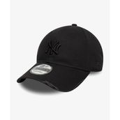 New Era 60771831-001 New York Yankees Washed Distress 9Forty Siyah Unisex Şapka