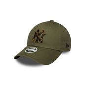 New Era 60915987 WMNS TORT INFILL 9FORTY Yeşil Leopar desenli Kadın Şapka