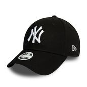 New Era New York Yankees MLB League Essential Siyah 9Forty Ayarlanabilir Kadın Şapkası - Tek Beden