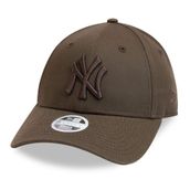 New Era New York Yankees MLB League Essential Tonal Kahverengi 9Forty Ayarlanabilir Kadın Şapkası - Tek Beden, New York Yankees #34842, Tek Beden