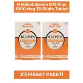 New Life B12 Plus Methylcobalamin 2x30 Dilaltı Tablet