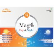 New Life Mag4 Day Night Magnezyum Vitamin B6 60 Tablet