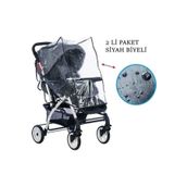 New Perle Concept Lüx Concept Bebek Çocuk Arabası Puset Baston Yağmurluğu Rüzgarlığı Lüx Yağmurluk Rüzgarlık