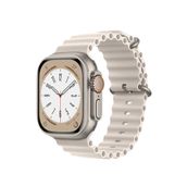 Newface Apple Watch 42 mm Krem Ocean Kordon