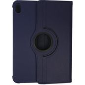 Newface iPad 2022 10.9 10.Nesil 360 Deri Lacivert Tablet Kılıfı