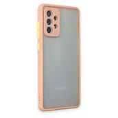 Newface Samsung Galaxy A52 Montreal Silikon Kapak Pembe Cep Telefonu Kılıfı