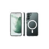 Newface Samsung Galaxy S22 Plus Magneticsafe Şeffaf Silikon - Şeffaf Kılıf