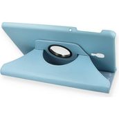 Newface Samsung Galaxy T590 Tab A 10.5 360 Tablet Deri Kılıf - Turkuaz Kılıf