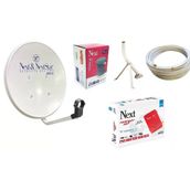 Nextstar Karavancı Uydu Anteni+Next Tekli Lnb+ Next Hd Uydu Alıcı+10Metre Kablo
