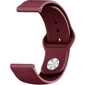 Nezih Case Xiaomi Mi Watch Color Uyumlu 22 mm Silikon Mürdüm Kordon