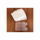 Nif Personel yaka kartı plastik koruyucu kartlık 10 adet kılıf kabı yatay 85mm x 53mm kart sığar