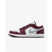 Nike 553558-615 Air Jordan 1 Low Beyaz Bordo Erkek Spor Ayakkabı