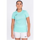 Nike BV6728-354 Dry Park VII Jsy SS Kadın Turkuaz Tişört