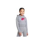 Nike DA1173-091 G Nsw Air Ft Crop Hoodie Hbr Siyah Kız Çocuk Sweatshirt
