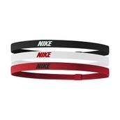 Nike Elastic Headbands 2.0 Saç Bandı 3'lü Paket Siyah Beyaz Kırmızı
