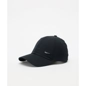 Nike FB5372-010 Siyah Dri-FIT Club Unstructured Metal Swoosh Cap Unisex Şapka