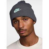 Nike HF0186-064 U NK PEAK BEANIE TC FUT Gri Logo Baskılı Unisex Bere