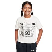 Nike HM6306-133 Beyaz Sportswear Dance Günlük Stil Çocuk T-Shirt
