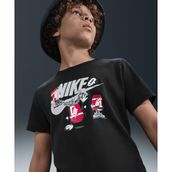 Nike HV5214-010 Siyah Sportswear Boxy Break Dance Günlük Stil Çocuk T-Shirt