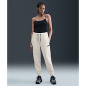 Nike HV6779-133 Bej Sportswear Tech Fleece Mid-Rise Kadın Günlük Stil Eşofman Altı