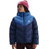 Nike IB6164-410 Mavi Sportswear All Day Play Therma-Fit Günlük Stil Çocuk Mont