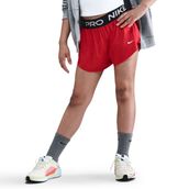 Nike II3640-657 Kırmızı Pro Dri-Fit 2in1 Knit Günlük Çocuk Şort