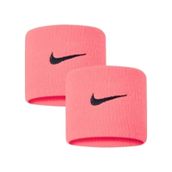 Nike N0001565677OS Swoosh Wristbands 2 Adet Unisex Pembe Antrenman Bileklik