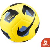 Nike Park Team 2.0 Futbol Topu Sarı Renkli Çim Saha İçin Dayanıklı Deri Dış Saya 5 Numara DN3607-765