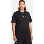 Nike Sportswear Loose Fit Tee Bfoosh Siyah Kadın Pamuklu Bol Kesim Tişört
