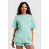 Nike Sportswear Organic Cotton Loose Fit T-Shirt Kadın Nakış Swooslu Bol Kesim Tişört