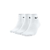 Nike SX4706-101 Lightweight 3'lü Beyaz Quarter Çorap