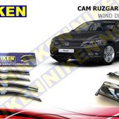 Niken Volkswagen Passat B8 2015 Ruzgarligi 4lu Kromlu Cam