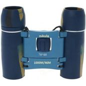 Nikula 70x60 Mavi Cepte Taşımalı Kauçuk Kaplamalı Mini Dürbün