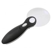 Nikula P6109S1201 Kontrolü İçin 20X 20X 2 Led Işıklı El Büyüteç