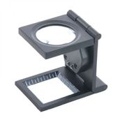 Nikula Th-9005b 25 x 25 mm Full Çelik Kaplı Katlamalı Büyüteç