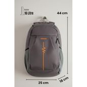 Nil-09 Outdoor (44CMX25CMX18CM) Unisex Günlük Sırt Çantası Spor Çantası Çok Amaçlı Çanta - Gri