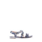 Nine West Etrina2 5FX Mavi Kadın Düz Sandalet