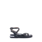 Nine West Herlan 5FX Düz Siyah Kadın Sandalet