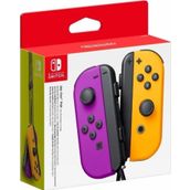 Nintendo Switch JoyCon Neon Purple Orange Controller Oyun Kolu