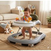 Nioni Baby 2Go Müzikli Eğitici Tasarım Yürüteç 15 kg Taşıma Kapasitesi ile Yeşil Renkli