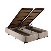 Niron 200x200 CM Çift Kişilik Sandıklı Klasik Kumaş Baza