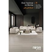 Niron Moai 4+3+1 Lüks Koltuk Takımı – Özel Teslimat ve Montaj Dahil Krem