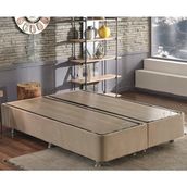 Niron Yatak Ela 180x200 cmÇift Kişilik Sandıklı Sütlü Kahve Kumaş Baza