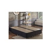 Niron Yatak Ela 200x200 cm Çift Kişilik Sandıklı Siyah Kumaş Baza