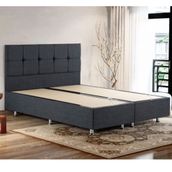 Niron Yatak Notte 140x190 cm Çift Kişilik Lüks Baza ve Başlık Seti