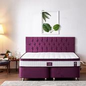 Niron Yatak Violet Full Ortopedik Pedli Yaylı 140x190 cm Çift Kişilik Yatak