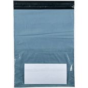 Nisma Ambalaj Kargo Poşeti Baskısız Cepli 30 x 38+5 cm 1000'li