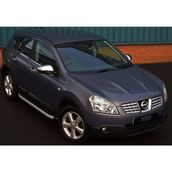 Nissan Qashqai 2007-2009 Paslanmaz Çelik 4 Parça Krom Cam Çıtası