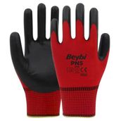 Nitril Pmk Pn5 Kırmzı Siyah 10 Beden İş Eldiveni (12 Li Paket)